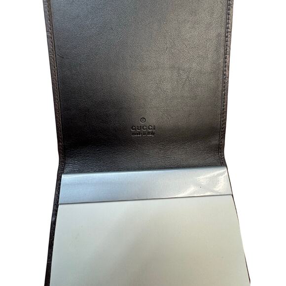 Gucci Guccisima Monogram Notebook in Chocolate Leather with Box - Picture 4 of 6